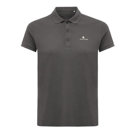 Tricou polo dama IQONIQ Yosemite, bumbac organic si reciclat, 220 GSM, medium fit [3]