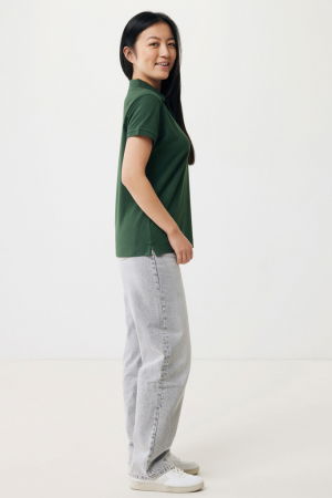 Tricou polo dama IQONIQ Yosemite, bumbac organic si reciclat, 220 GSM, medium fit [6]