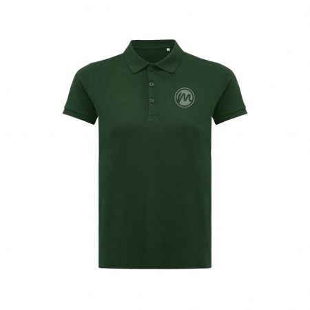 Tricou polo dama IQONIQ Yosemite, bumbac organic si reciclat, 220 GSM, medium fit [3]