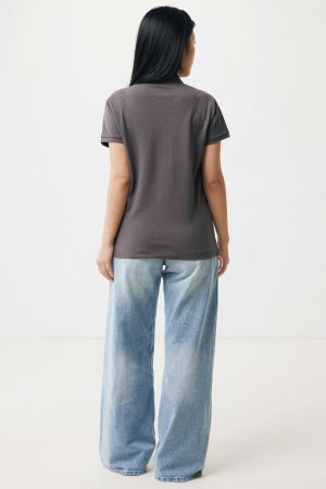 Tricou polo dama IQONIQ Yosemite, bumbac organic si reciclat, 220 GSM, medium fit [7]