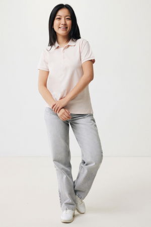 Tricou polo dama IQONIQ Yosemite, bumbac organic si reciclat, 220 GSM, medium fit [4]