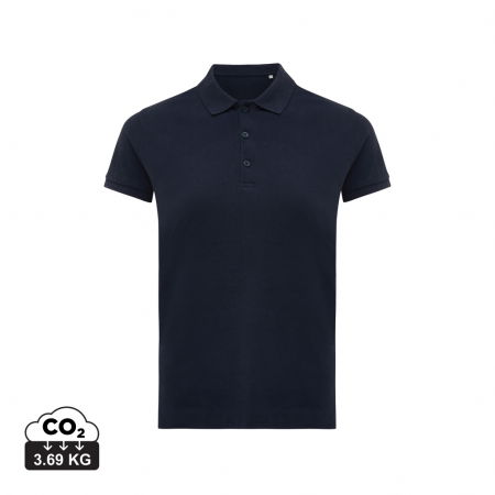 Tricouri - Tricou polo dama IQONIQ Yosemite, bumbac organic si reciclat, 220 GSM, medium fit