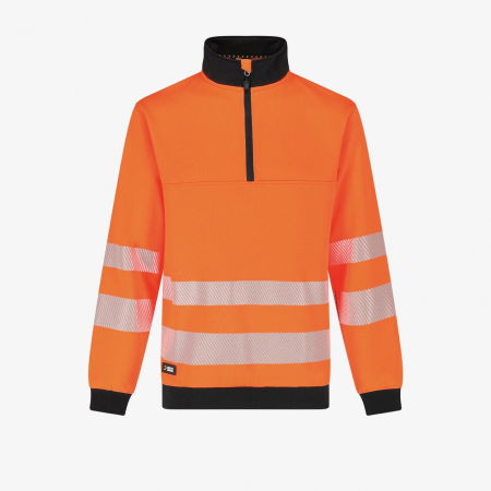 Protectia muncii si Imbracaminte - Hanorac hi-vis cu dungi reflectorizante, SCUTI, unisex, Safety Jogger