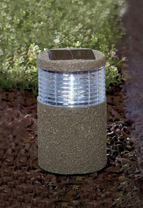 Lampa solara de gradina,11,2x11,2x29 cm, lumina rece Strend Pro [2]