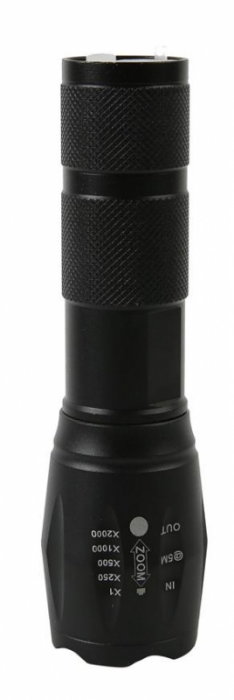 Lanterna cu acumulator Strend Pro Flashlight FL001, 150 lm, Aluminiu, 2200mAh, power bank, USB [2]
