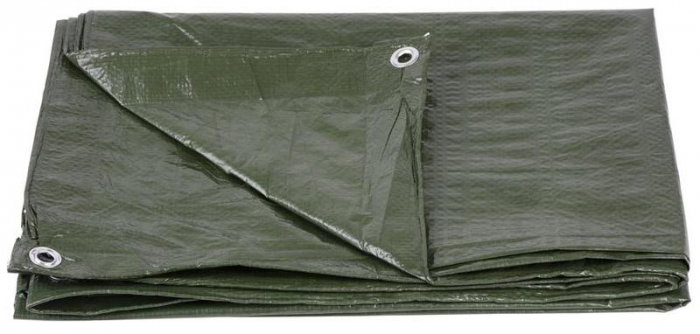 Prelata impermeabila Strend Pro  4x6 m, inele de prindere, 65g/m², rezistenta la apa [1]