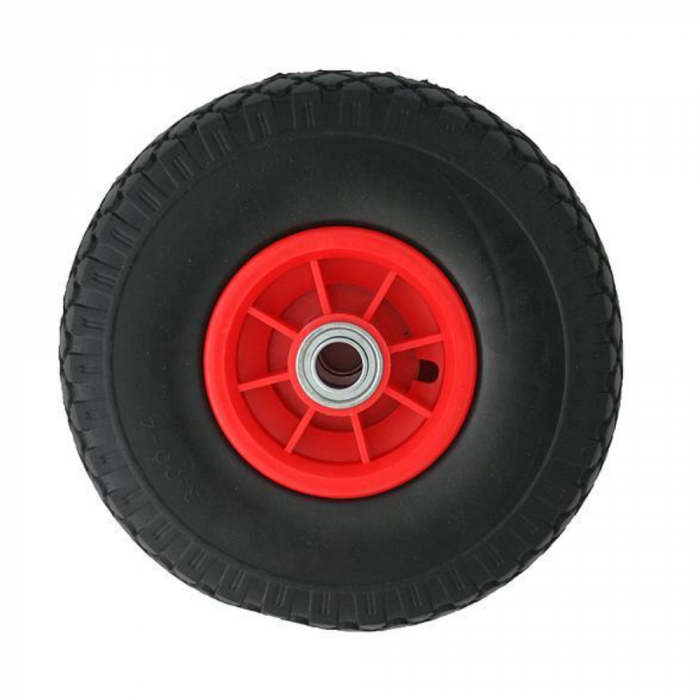 Roata plina pentru carucioare Strend Pro HT2500 PU 3.00-4, cu rulment [1]