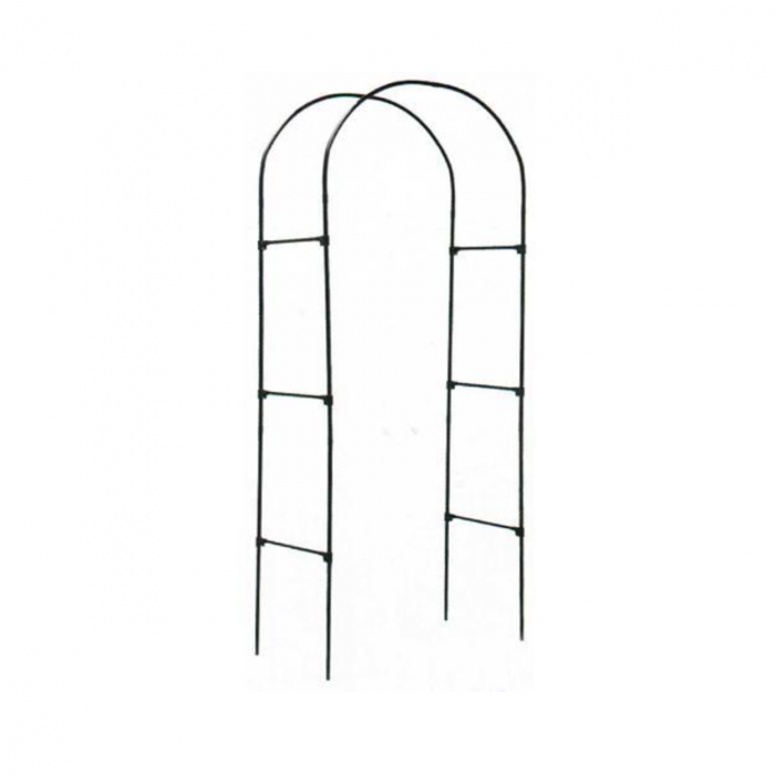 Arcada metalica, pergola, pentru gradina, 240x37x140x1.2 cm [1]