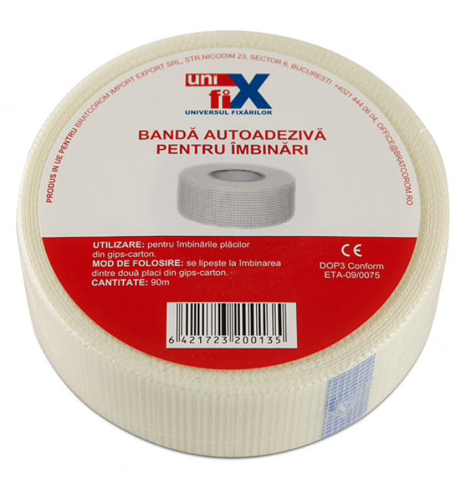 Banda autoadeziva pentru imbinari de gips carton 50 mm x 90 M [1]