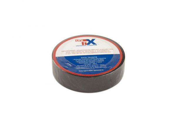 Banda izolatoare PVC ignifuga 19 mm x 20 M negru sau alb [2]
