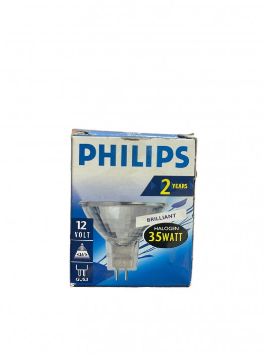 Bec Philips pentru spot, halogen, 35W, GU5.3, 12V [1]