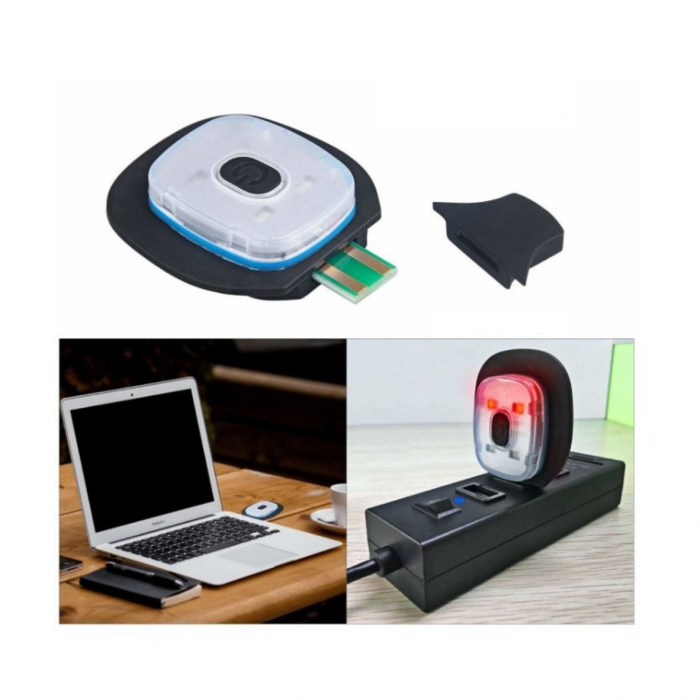 Caciula cu led reincarcabila, Strend Pro Xmas, USB, 4xSMD, Li-Ion [2]