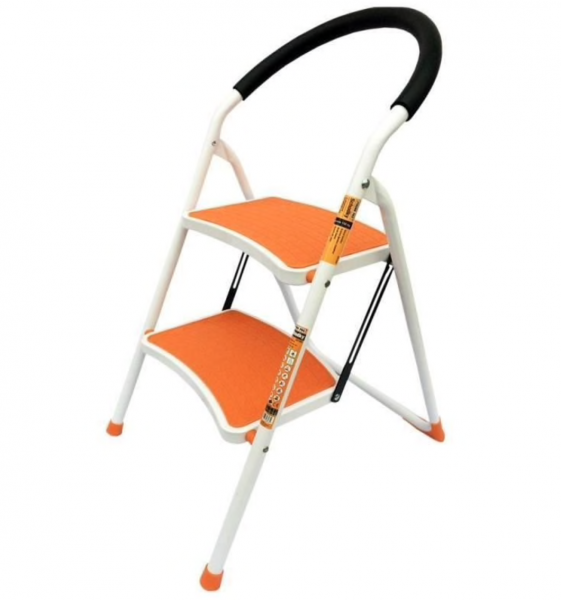 Scara otel 2 trepte Strend Pro WR2061K-1, 150 kG, portocalie [1]