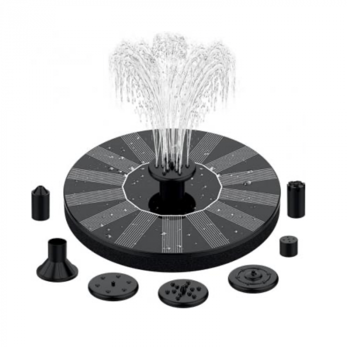 Fantana de gradina solara, plutitoare, diametru 16 cm, 7 scenarii [1]