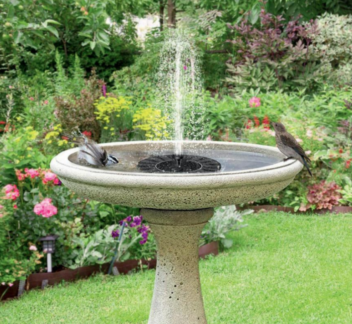 Fantana de gradina solara, plutitoare, diametru 16 cm, 7 scenarii [2]