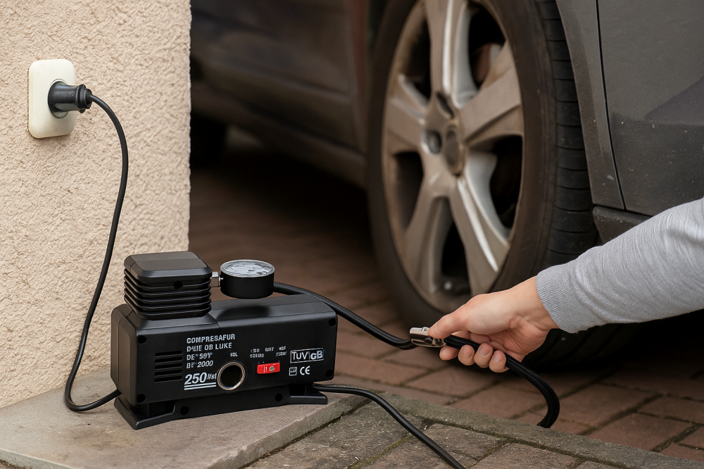 Compresor auto Strend Pro alimentare 12v/220V, 17 bar [3]