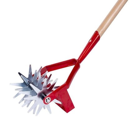 Cultivator manual Strend Pro Yardworks CU-904, latime 150 mm, 4 roti stelate, coada lemn 120 cm [1]