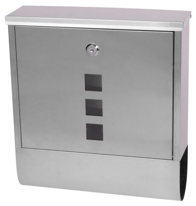 Cutie postala, loc ziar, inox, 31x10x34 cm Strend Pro [1]