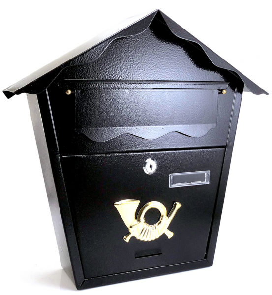 Cutie postala Romantic, 37 x 37 x 10 cm, negru [1]