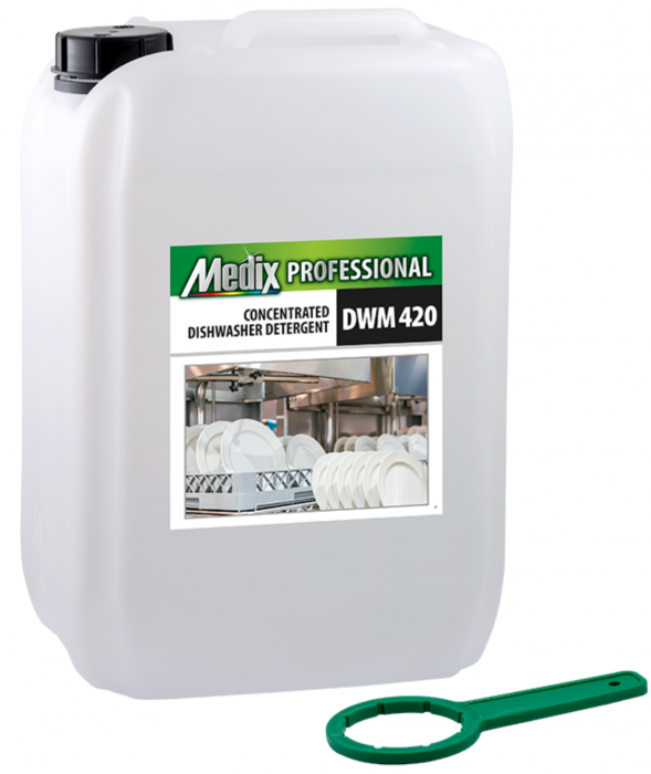 Detergent concentrat profesional pentru mașini de spălat vase, 10 litrii, Medix Professional [1]