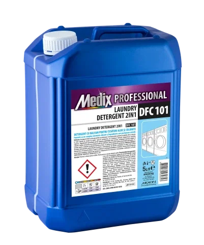 Detergent lichid cu balsam floral și complex multi-enzimatic 5L, Medix Professional [1]