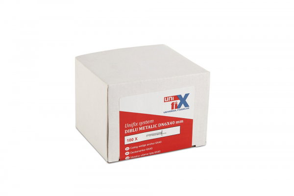Diblu metalic DN 6 x 40 mm ( 1 cutie = 100 bucati ) [2]