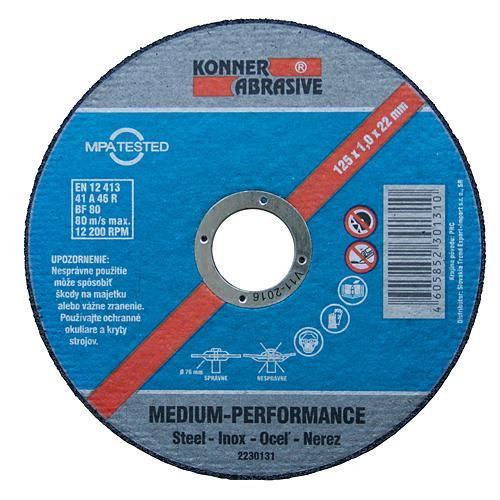 Disc de taiere metal 125x1.6x22mm, Strend Pro KONNER D603 [1]