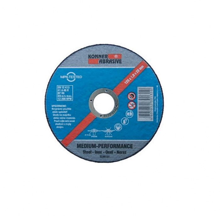 Disc debitare metal inox profesional Koner 125x1mm [1]