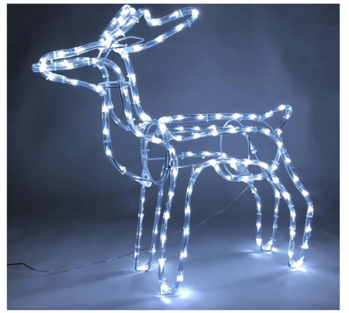 Figurina in forma de ren pentru exterior, 144 led-uri, 59x27x64 cm,230V, 50 Hz magic home [1]