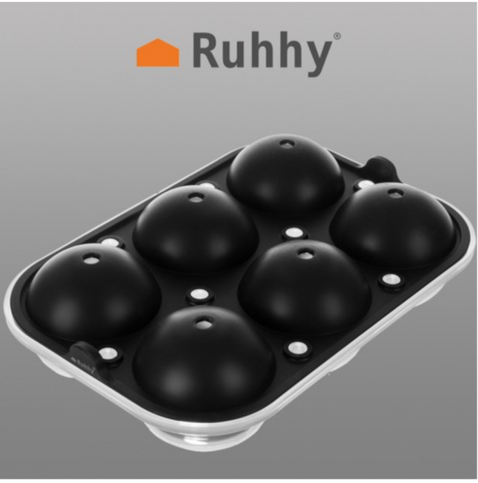 Forma pentru 6 sfere XXL de gheata Ruhhy pentru wiskey si cocktail-uri [10]