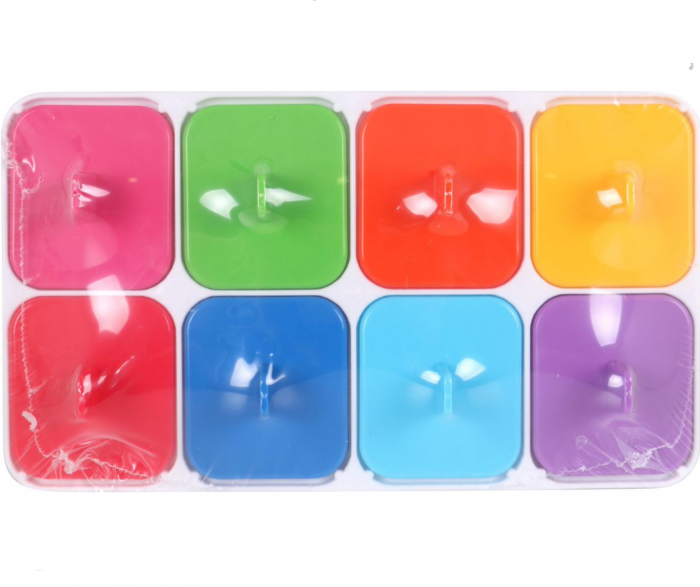Forma pentru 8 inghetate pe bat, Privilege, alb/multicolor, 18.5x10.5x7 cm [3]