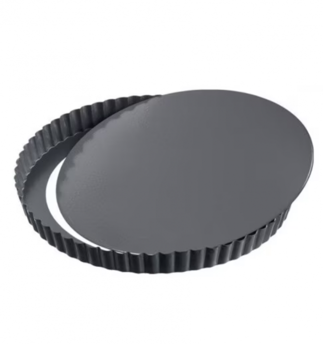 Forma tarte pentru cuptor, fund demontabil, 28x2.8 cm [1]