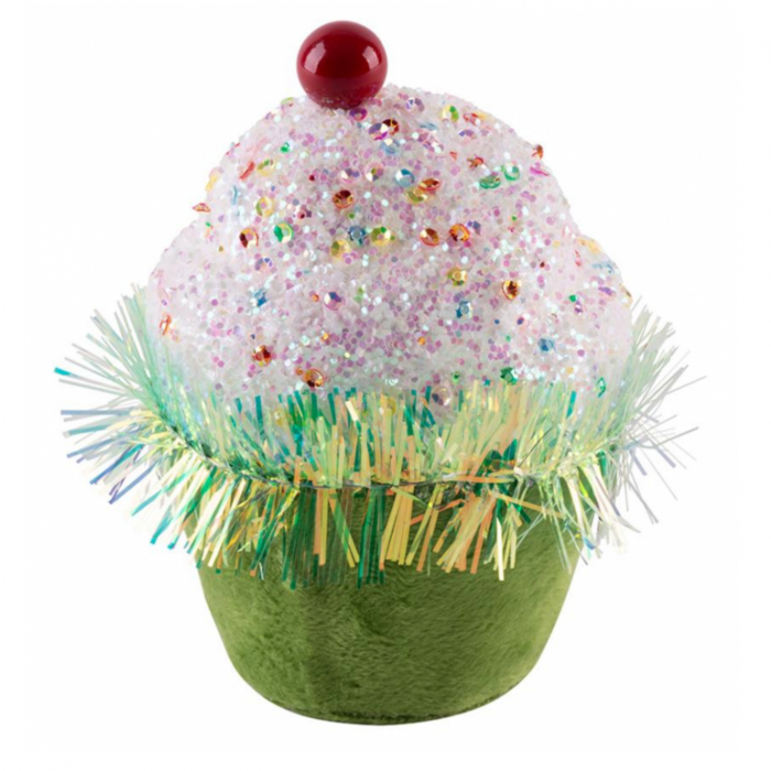 Glob in forma de briosa pentru bradul de Craciun, verde, 7x7x11 cm, MagicHome [1]