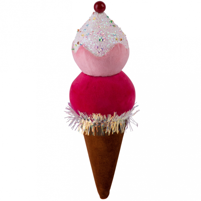 Glob in forma de inghetata pentru bradul de Craciun, diametru 16 cm, MagicHome [1]