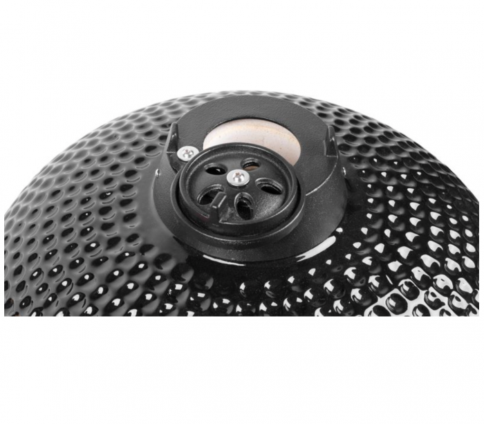 Gratar de gradina ceramic Kamado Egg negru,130x73x122 cm [7]