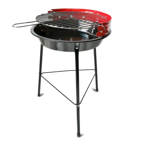 Gratar fix cu 3 picioarepe carbuni, grill reglabil si protectie anti vant, Algon, 42x35x45cm [1]