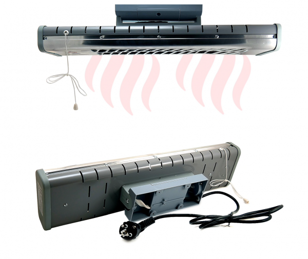 Incalzitor infrarosu perete/tavan 3 trepte de putere - 1500W [3]