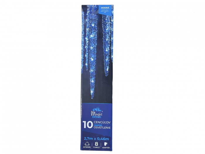 Instalatie Craciun turturi, lumina rece, 65 led-uri, 2.7 m lungime, 230V, IP44, 8 programe [2]