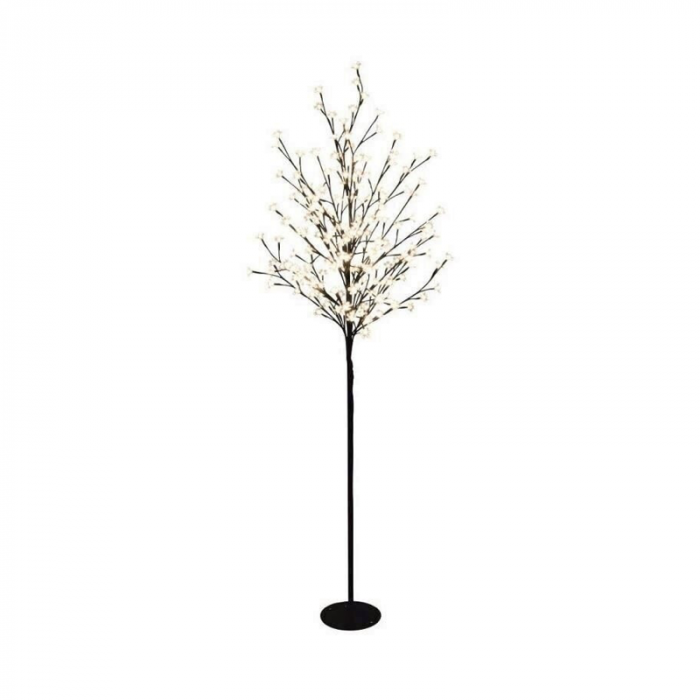 Instalatie luminoasa de craciun in forma de cires cu 192 led-uri, 180 cm, negru, 230V, IP44, Magic Home [1]