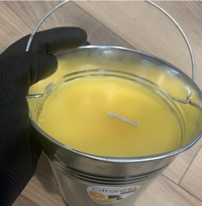 Lumanare parfumata Strend Pro Citronella, 0.5 Kg, in galetusa aluminiu [3]