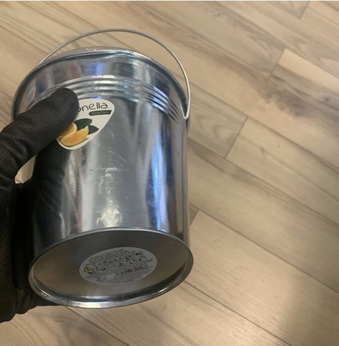 Lumanare parfumata Strend Pro Citronella, 0.5 Kg, in galetusa aluminiu [4]