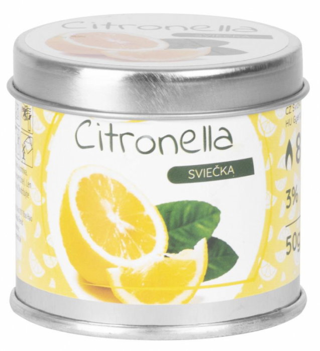 Lumanare parfumata, Strend Pro Citronella 50g, anti-tantari [1]