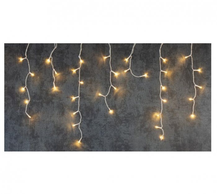 Lumini de craciun pentru brad, 2.5 metri, multi connect,lumina calda, 100 led-uri, ip44 [1]