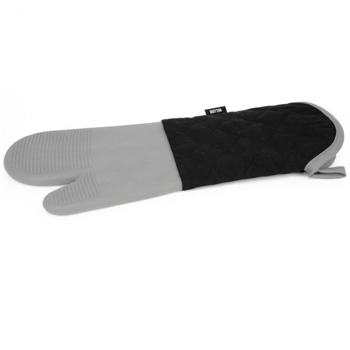 Manusa bucatarie, protectie cuptor, silicon si bumbac, 43x18cm, Quttin [1]