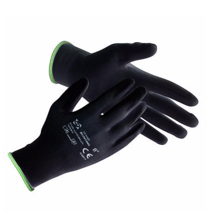 Manusi de lucru Strend Pro Brotula Black 10, cu strat de latex, marimea L [1]
