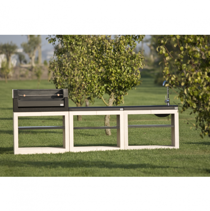 Masa de lucru pentru gradina Kitaway din beton, 84 × 63 × 71 cm [5]