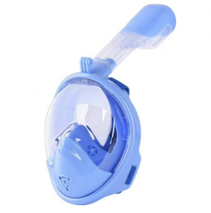 Masca snorkeling pe intreaga fata Strend Pro Barracuda Blue XS, pentru copii [1]