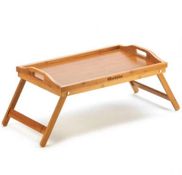 Masuta bambus, pentru servire la pat, lungime 50 cm x latime 30 cm, Quttin [1]