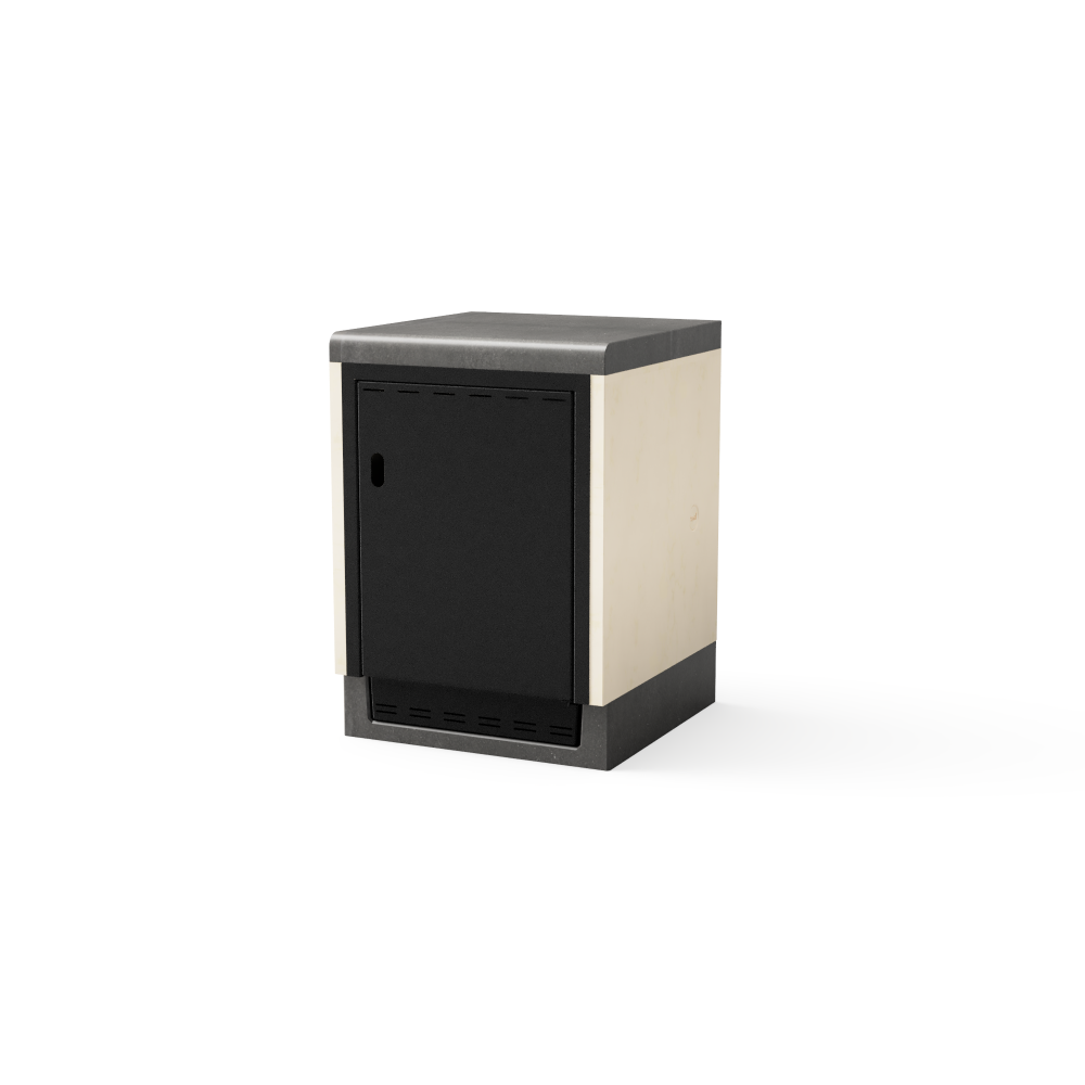 Modul pentru bucătărie de exterior TUOZI Kitaway 61 din beton și oțel, 61x63x85 cm [1]