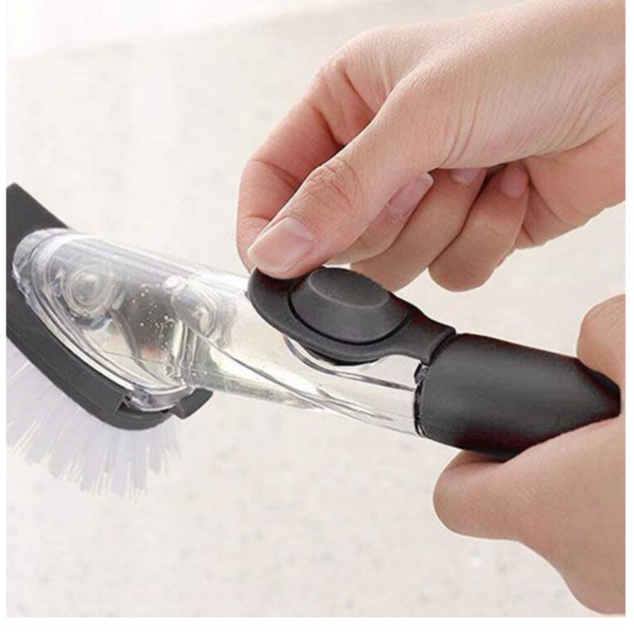 Perie de vase, cu maner rezervor detergent, lungime 24 x latime 7 cm [6]
